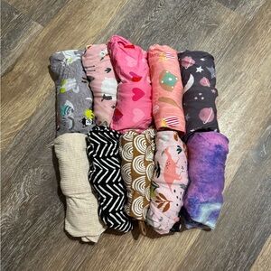 Little Sleepies Bamboo Zippies Girls Lot Size Preemie